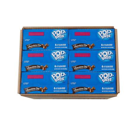 KELLOGGS Frosted Open & Fold Display Chocolate Chip Pastry 2 Count, PK72 3800019721